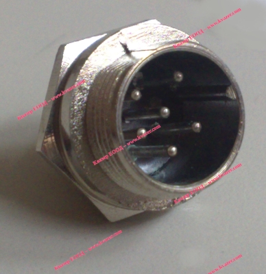 Кръгъл мъжки съединител 6pin C091