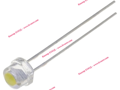 СВЕТОДИОД WW-M05G33WWF4-W2-Q 5mm, бял, 140°