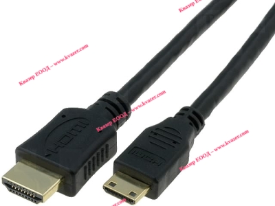 HDMI-555G-02.5 Кабел HDMI mini мъжки - HDMI A мъжки, 2,5m