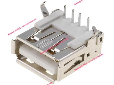 USBA-G Конектор USB A, женски ъглов, THT