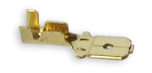 EF1327 Кабелен накрайник за кримпване, ножовиден, мъжки, неизолиран 6.3