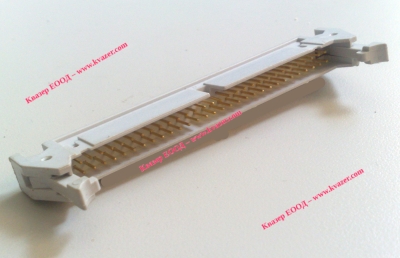 IDC Съединител - DIN41612,тип В, мъжки, прав, 60PIN, 2.54mm, със заключващ лост