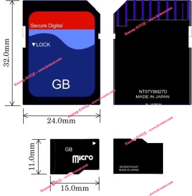 micro SD Card (SDHC) 16GB с SD адаптер