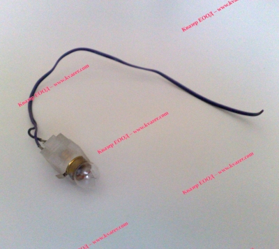 Крушка с цокъл и кабел 12V, 0.1A, E10
