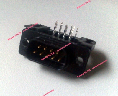 Съединител D-Sub, гнездо, мъжки, ъглови, 9PIN за PCB