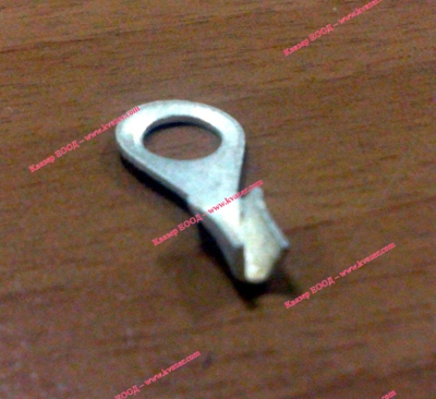Кабелна обувка ухо M6, 5mm2, L17mm, неизолирана, посребрена
