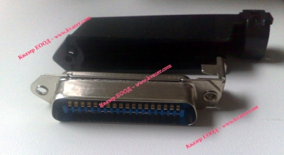 Съединител Centronics, щепсел, мъжки, ъглови, 36PIN, 3A