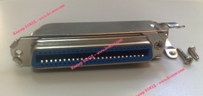 Съединител CENTRONICS 50PIN, гнездо, женски, ъглови, метален