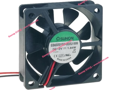 ВЕНТИЛАТОР DC 12V 60x60x20mm SUNON