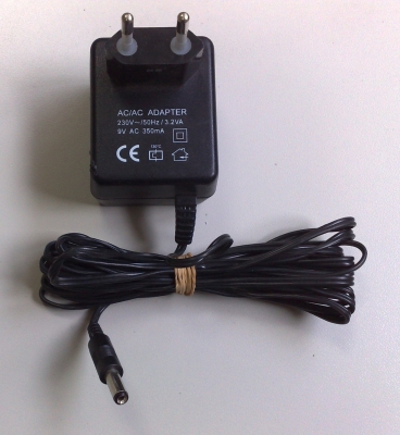 ЗАХРАНВАЩ АДАПТЕР 9VAC 350mA