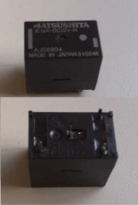 Реле MATSUSHITA JE1AX-DC12V-H N.O. контакт