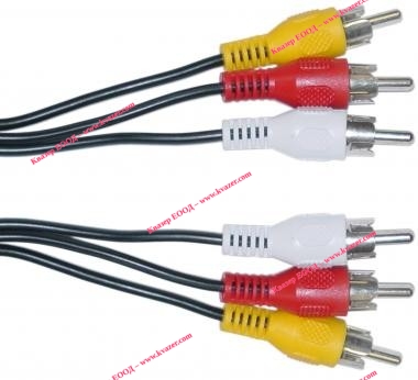 КАБЕЛ 3 мъжки чинча - 3 мъжки чинча 3RCA/M-3RCA/M 5m