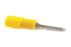 Кабелен накрайник иглен 0.25-0.75mm2, изолиран жълт, THOMAS & BETTS - 7278