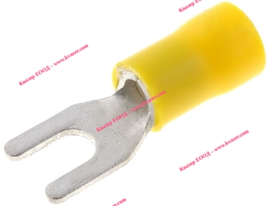 Кабелна обувка вилка M3, 0.25-0.75mm2, изолирана, жълта THOMAS & BETTS - STA-KON - RZ3F