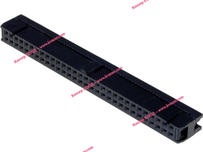 IDC Съединител, щепсел, женски, 2.54mm, за кримване към лентов кабел 60pin