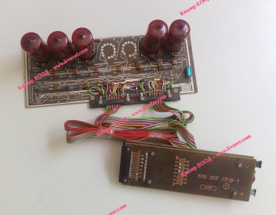 Платка цифров дисплей с 5 лампи RFT Z566M тип 5XB 021 38/B-3