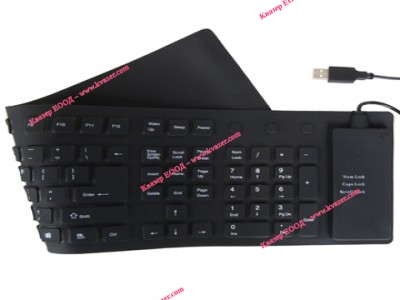 Преносима гъвкава клавиатура USB
