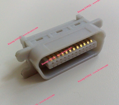 Съединител Centronics, щепсел, мъжки, 24pin за лентов кабел