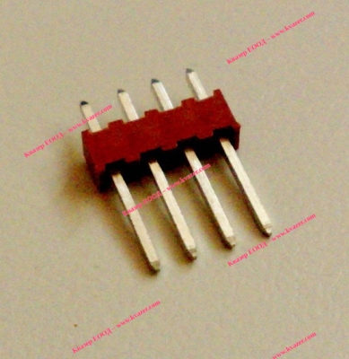 ЩИФТОВА РЕЙКА, 4 PIN ЕДНОРЕДОВ МЪЖКИ СЪЕДИНИТЕЛ ПРАВ 2.54MM