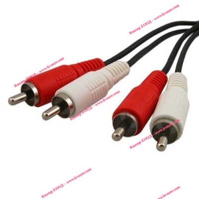 КАБЕЛ 2 мъжки чинча - 2 мъжки чинча 2RCA/M-2RCA/M 5m