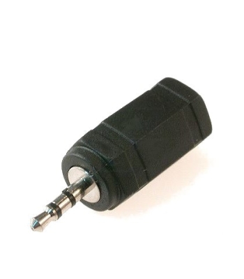 Преходник 2.5mm мъжки ст.жак - 3.5mm женски ст.жак