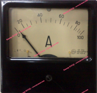 Амперметър AC 0-100А 1E52 144/144mm