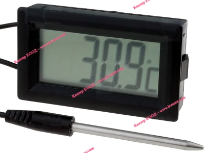 MOD-TEMP105D Панелен измервателен уред, LCD 3,5 цифри 19mm, -50 до 300°C