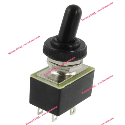 ЦК КЛЮЧ превключващ ON-ON 3A/250V с водоустойчива капачка
