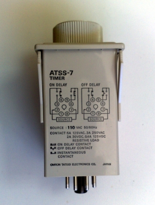 Omron ATSS-7 ON Delay Timer 0-10s 110V