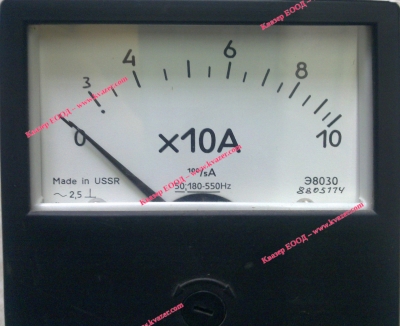 Амперметър 0-100А AC 80/80mm, Э8030
