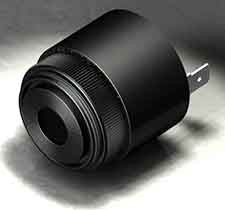 Пиезо зумер UC-09-628-Q, ф35.8mm, 6-28 V DC, 95-108dB, 2100±250 Hz