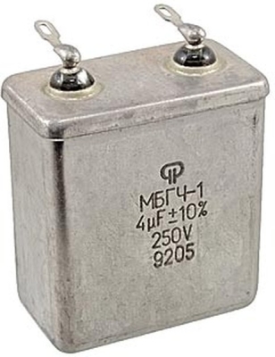 МБГЧ-1 4uF/250V ±10% неполярен кондензатор