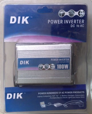 ИНВЕРТОР DC/AC DIK 12V-220V 100W