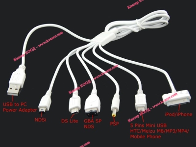УНИВЕРСАЛЕН USB - POWER и DATA LINK КАБЕЛ