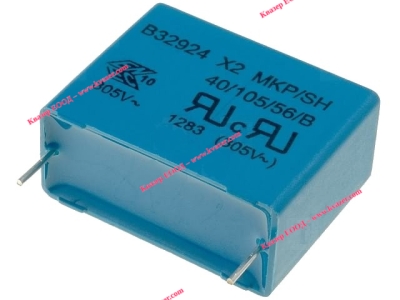 2,2uF/305V полиестерен, X2, противосмутителен, растер 27,5mm