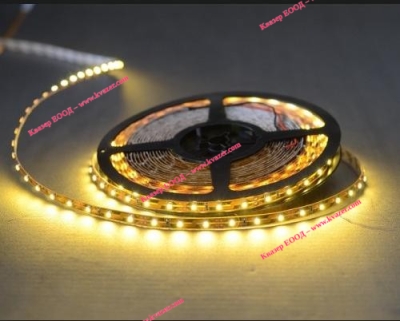 Топло бяла светодиодна лента, smd5050-30LED/m (7.2W/m) водоустойчива IP65
