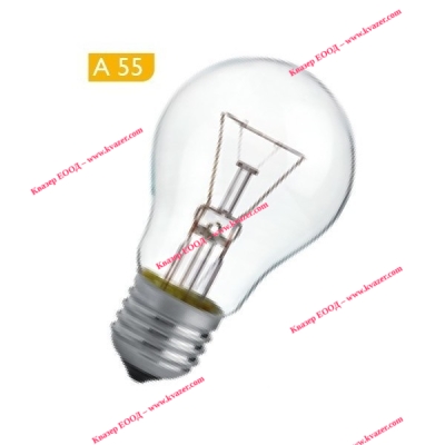 Лампа прозрачна "NOVEX" A55/E27/40W/240V