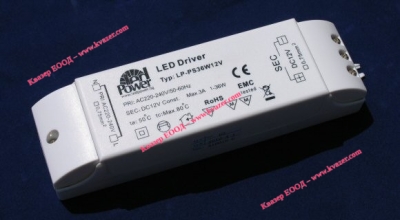 Светодиодно захранване LP-PS36W12V