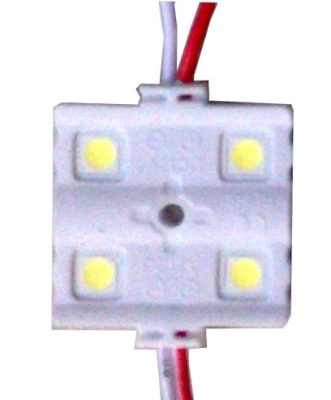 Светодиоден модул 4 LED, 1W, 12VDC студено бял