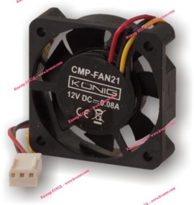 ВЕНТИЛАТОР DC 12V 40X40X10mm с регулиране на обороти /CMP-FAN21