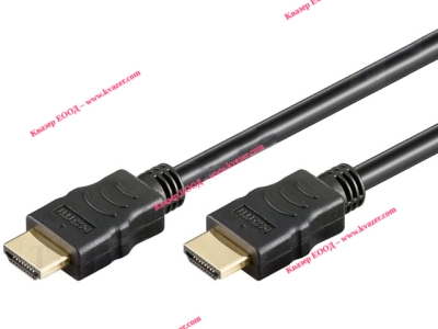Кабел HDMI мъжки - HDMI мъжки 19p 1.5м Budjet