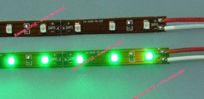 Зелена светодиодна лента, smd3528-60LED/m (4.8W/m), водоустойчива IP65