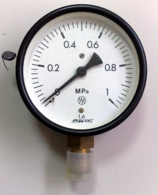 Манометър 0-1 MPa ф100