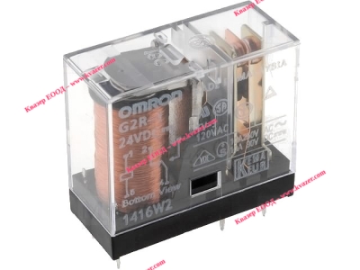 Реле OMRON G2R-1-24DC SPDT, бобина: 24VDC, 10A/250VAC, 10A/30VDC