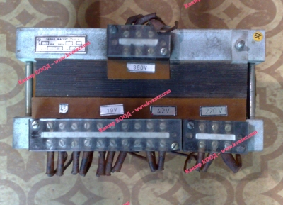 Трансформатор трифазен 4 kVA, 380VAC / 220VAC 42VAC 19VAC 45VAC 50Hz