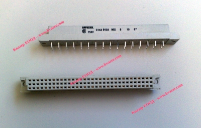 Amphenol C143 012A 96S съединител DIN 41612, жeнски, прав, 32PIN, 2.54mm