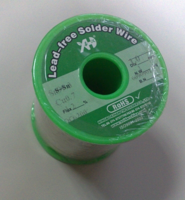 ТИНОЛ безоловен тип S-Sn99.3Cu0.7 флюс 2%, ф1.0mm, 1kg/Ningbo Xihan Tin Solder