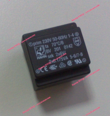 ТРАНСФОРМАТОР HAHN BV 201 0142, 2x6V 2x0.175VA