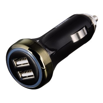 Адаптор вх. 12V - 24V изх. 5V 2.1-1A / запалка на кола към 2хUSB