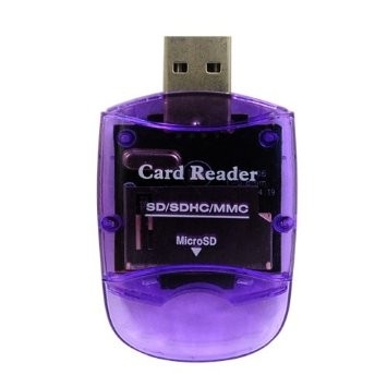 USB четец на карти SY-390 SD/SDHC/MMC + microSD